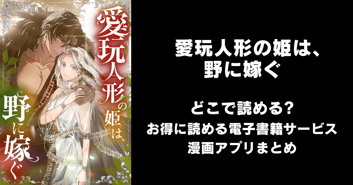 愛玩人形の姫は、野に嫁ぐ どこで読める？シーモアやAmazon Kindleは？